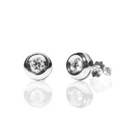 Pendientes Promesse Mujer in Oro blanco Diamante OPPA20B